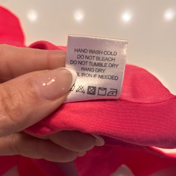 Majorelle Olga Ruffle Crop Top in Magenta XS - Picture 7 of 10